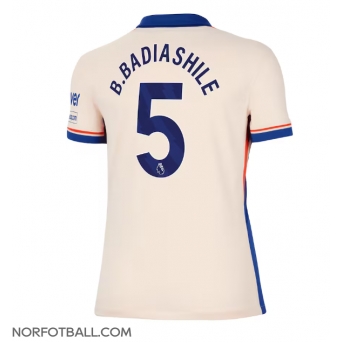 Billige Fotballdrakt Chelsea Benoit Badiashile #5 Replika Bortedrakt Dame 2024-25 Kortermet